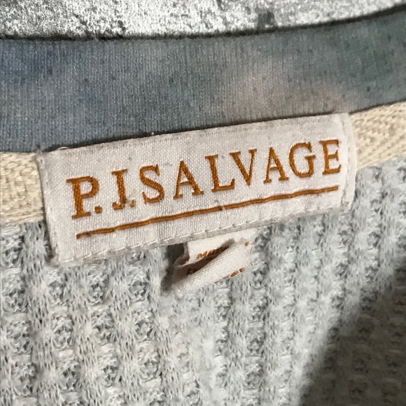 PJ Salvage Waffle Knit Tie Dye Pyjama Set Small - Picture 3 of 7